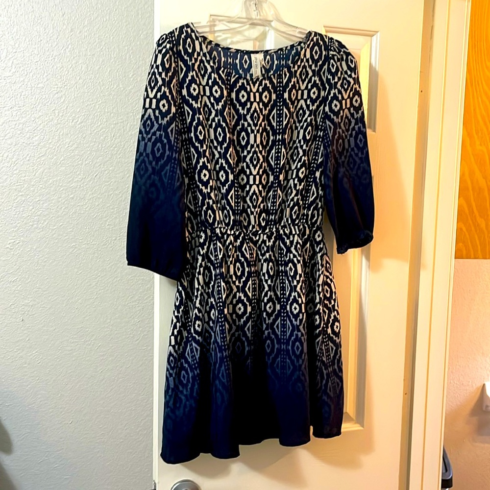 Pink Owl cute casual dress, Medium